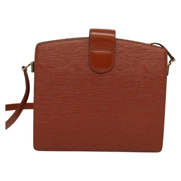 LOUIS VUITTON Epi Capuchin Shoulder Bag Brown M52343 LV Auth BA3920 - Picture 2 of 16